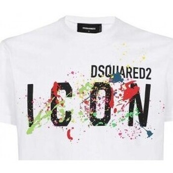 Dsquared Sweatshirt T-Shirt Icon Homme blanc
