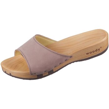 Woody Clogs Pantoletten Heidi 6051 stone stone 6051 stone