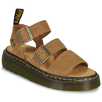 Dr. Martens  Sandalen Gryphon Quad Savannah Tan Thumbled Nubuck 