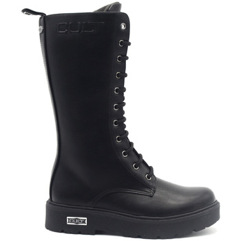 Cult Stiefel anfibio con logo in rilievo
