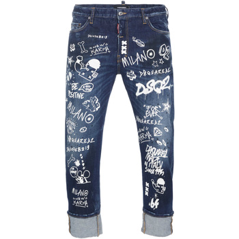 Dsquared Straight Leg Jeans S74LB1076-S30685-470