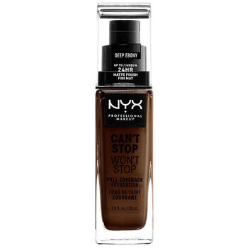 Nyx Professional Make Up Make-up & Foundation Can't Stop Won't Stop Full Coverage Foundation deep Ebony
