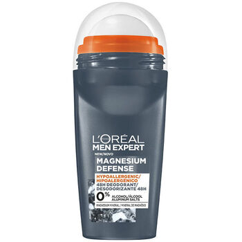 L'oréal Accessoires Körper Men Expert Magnesium Defense 0% Alkohol Deodorant 48h Roll-on