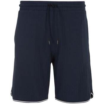 Emporio Armani Shorts Lounge Waffle Bermuda Shorts Armani Blue