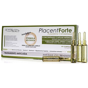 Sesiom World Accessoires Haare Placent Forte Anti-haarausfall-behandlungsampullen 12 Stk