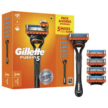 Gillette Rasierklingen Fusion 5 Rasierer + 5 Nachfüllpackungen