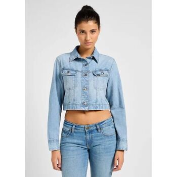 Lee  Jacken 112355109 CROPPED RIDER SHORT-MODERN BLUE