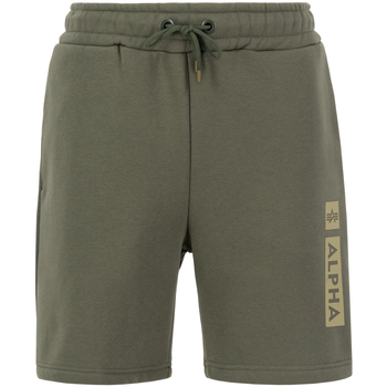 Alpha Industries  Shorts Alpha Puff Print Short - dark olive