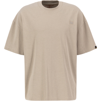 Alpha Industries T-Shirts & Poloshirts Alpha Essentials RL T-Shirt - vintage sand