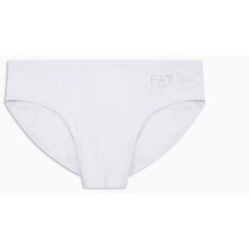 Emporio Armani EA7 Badeshorts 7M000501 AF14514 SLIP BEACHWEAR-M0076 WHITE/SILVER