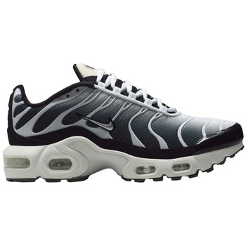 Nike  Sneaker Air Max Plus Black White Sail Metallic Cool Grey (GS)