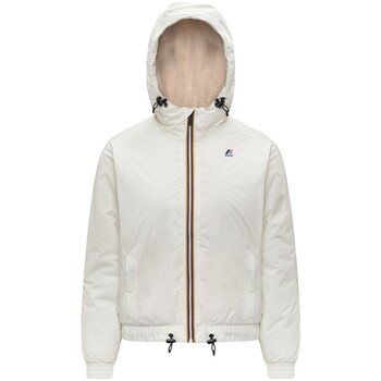 K-Way Damen-Jacke Le Vrai 40 Albine Teddybr weie Gardenia-Jacke