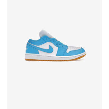 Nike Sneaker Jordan 1 Low White Gum Light Brown Dark Powder Blue (Women's)