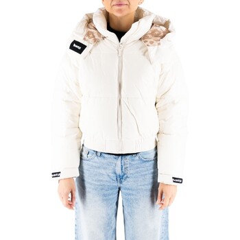 Disclaimer  Jacken Damen Daunenjacke Milch-Schwarz Glitzer