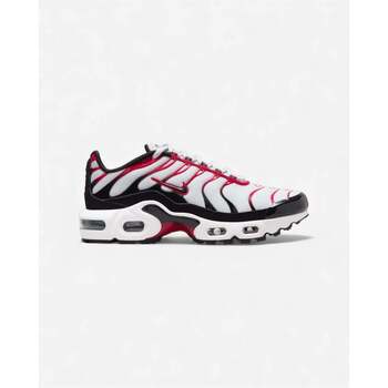 Nike Schuhe Air Max Plus Pure Platinum Black White University Red (GS)