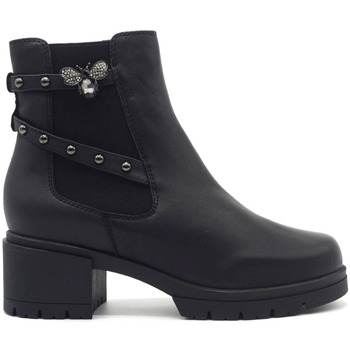 Donna Serena  Stiefeletten stivaletto in pelle con accessorio