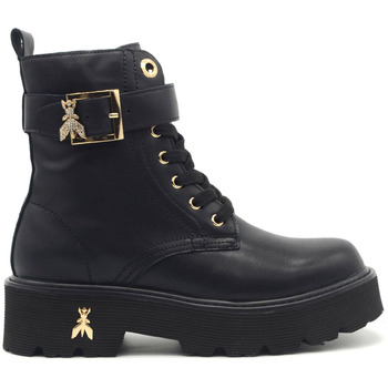 Patrizia Pepe  Stiefeletten anfibio in pelle con logo gioiello