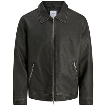 Jack & Jones  Lederjacken 12278839 JJECASABLANCA PU-BLACK