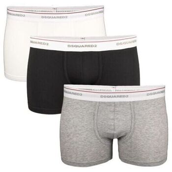 Dsquared  Boxershorts DCX310060 - 3-PACK TRUNK-984 WHITE/GREY/BLACK