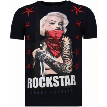 Local Fanatic  T-Shirt Marilyn Rockstar Strass