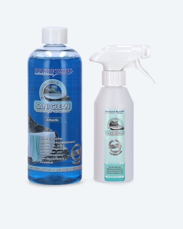 Sani Clean Bad-Reiniger 750 ml + Sprühflasche