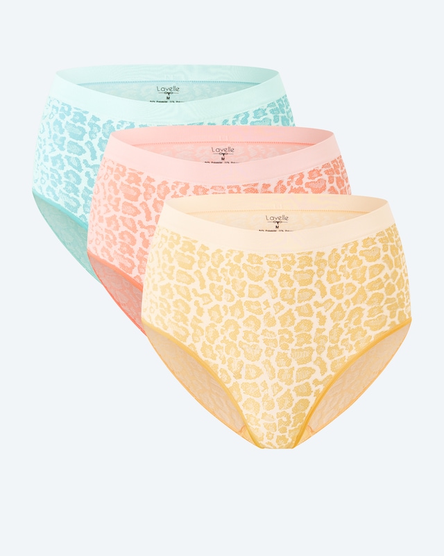 Seamless Slips 'Leopard', 3er Pack