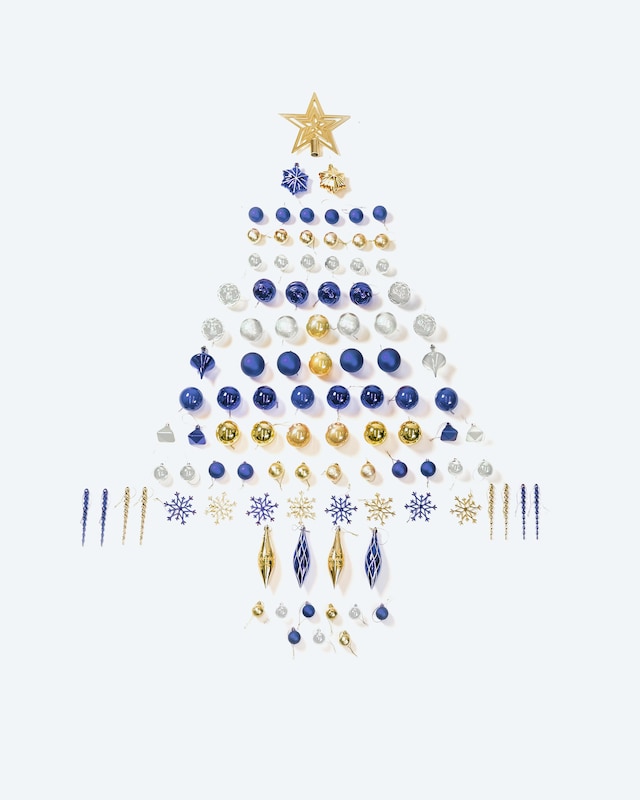 Weihnachtsbaum Dekoset 100tlg.