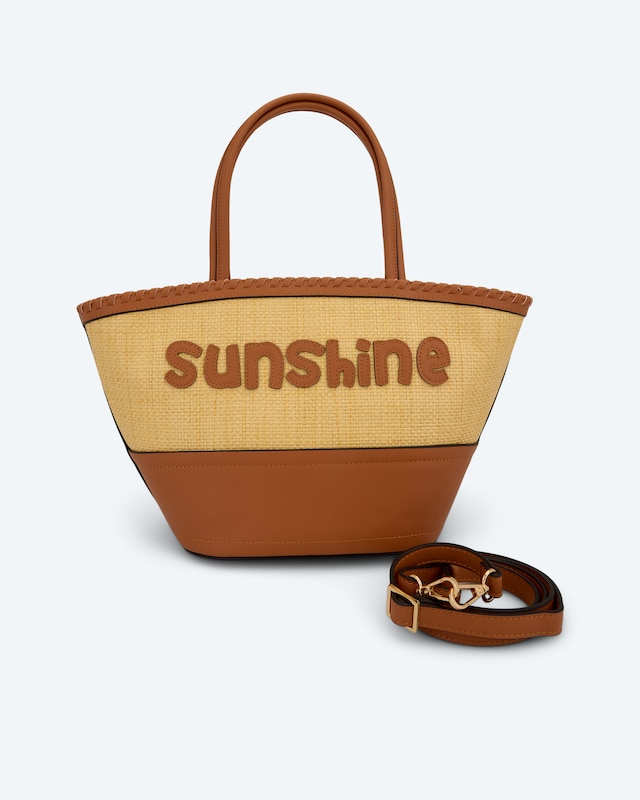 Shopper in Bast-Optik