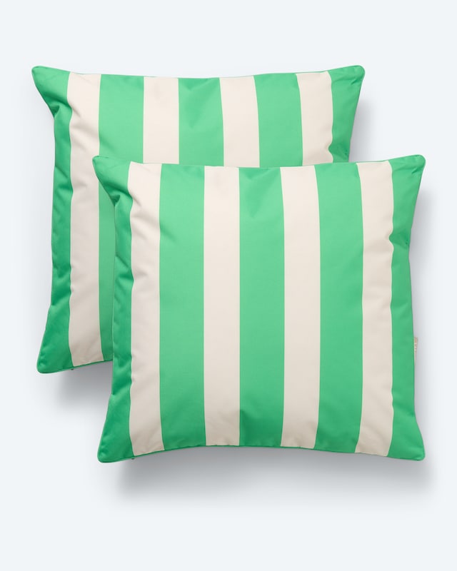 Outdoor-Kissen 'Strisce', 2tlg.