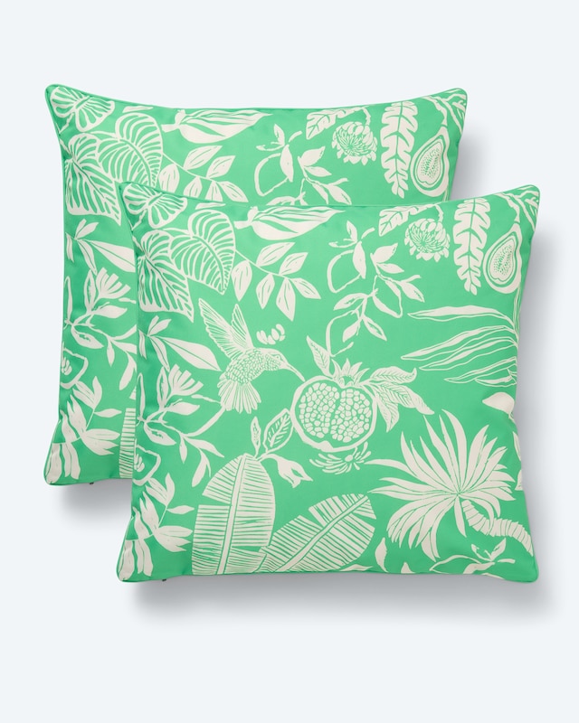 Outdoor-Kissen 'Tropicale', 2tlg.