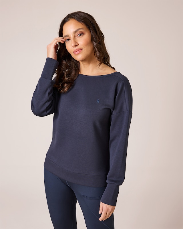 Yoga Longesleeve mit gekreuztem Rücken