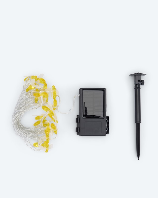 Premium Solar Hybrid-Lichterkette 'Biene'