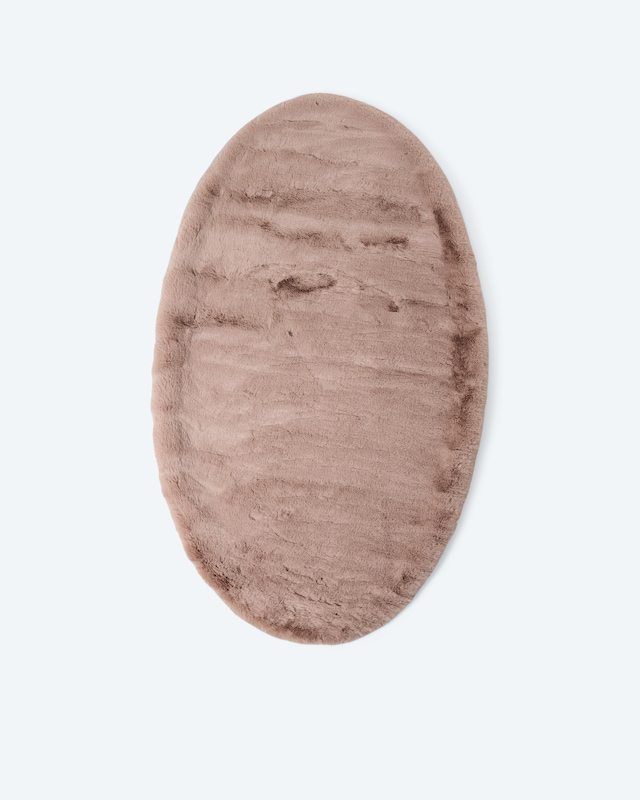 Teppich 'Britt' in Kaninchenfell-Optik