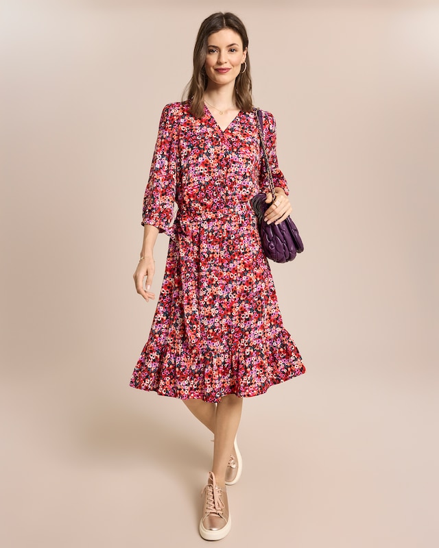Kleid mit Blümchen Print