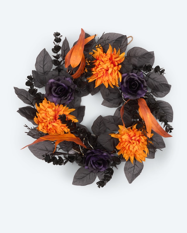 Halloween LED-Kranz