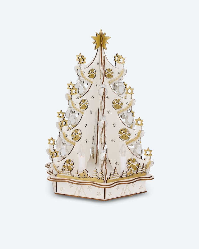 LED-Holzdekoration 'Weihnachtsbaum'