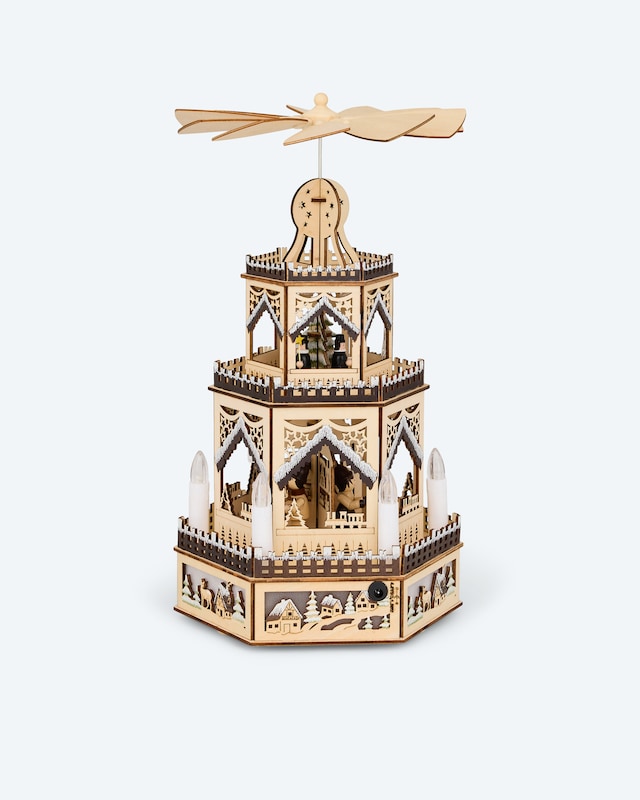 LED-Holzpyramide Classic