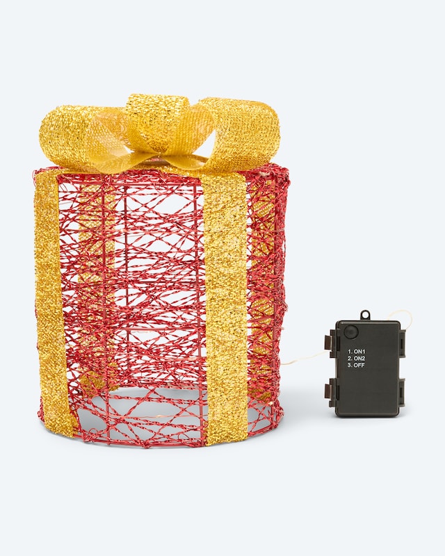 Outdoor-LED-Geschenk mit Folieneffekt