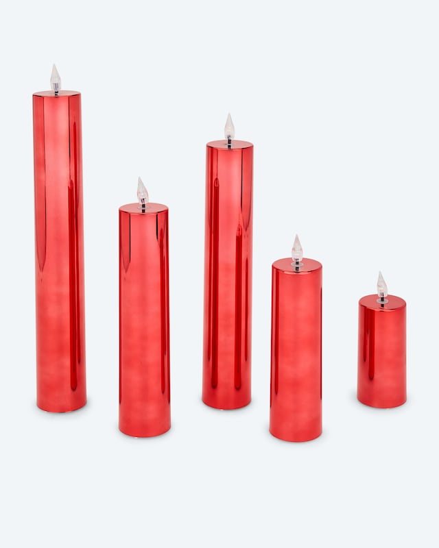 XXL LED-Kerzen 'Shiny', 5tlg.