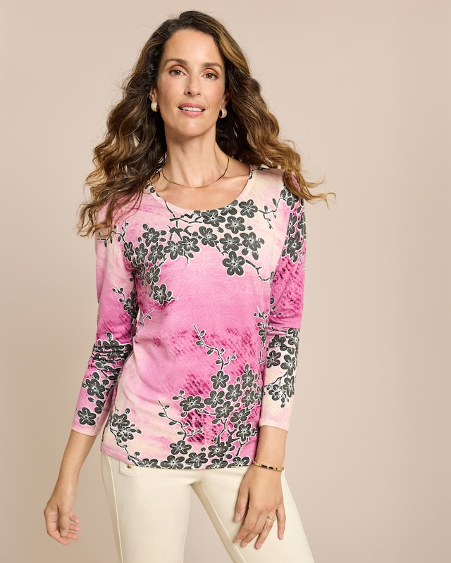 Classic Pullover Blumenranken