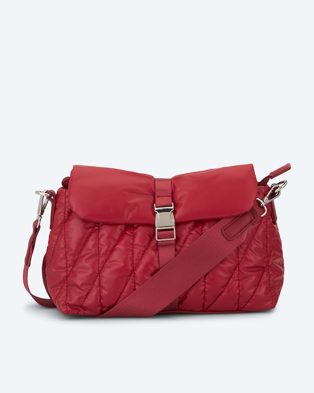 Überschlagtasche in gesteppter Optik