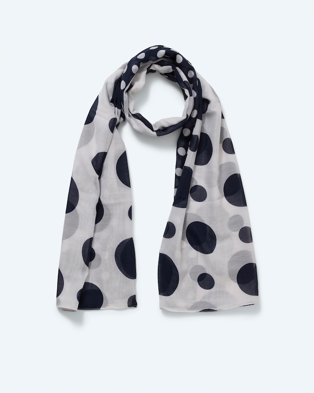 Schal mit Tupfen Druck