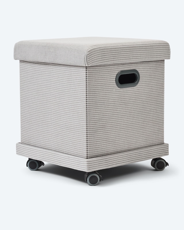 Sitz- und Aufbewahrungshocker 'Kord'