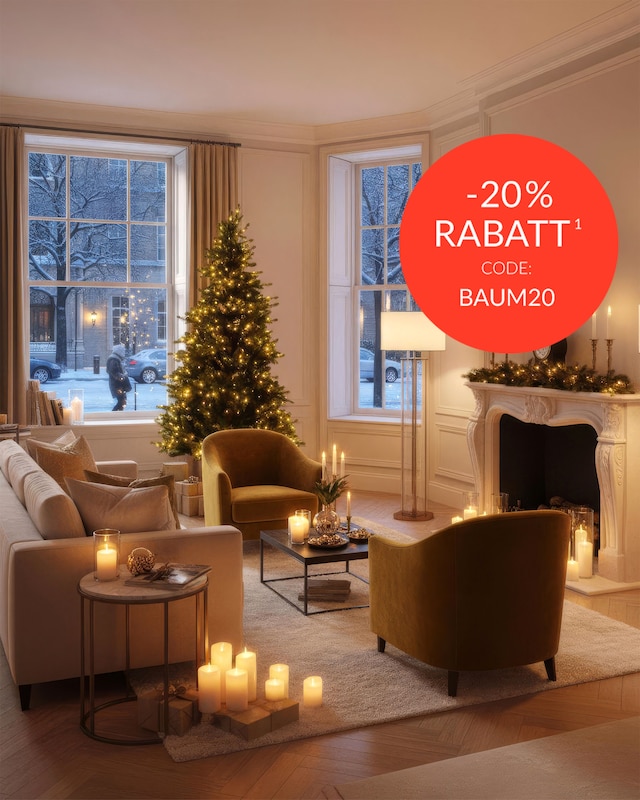 In- und Outdoor-LED-Weihnachtsbaum mit Fernbedienung