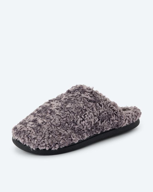 Hausschuhe aus Teddy-Plüsch