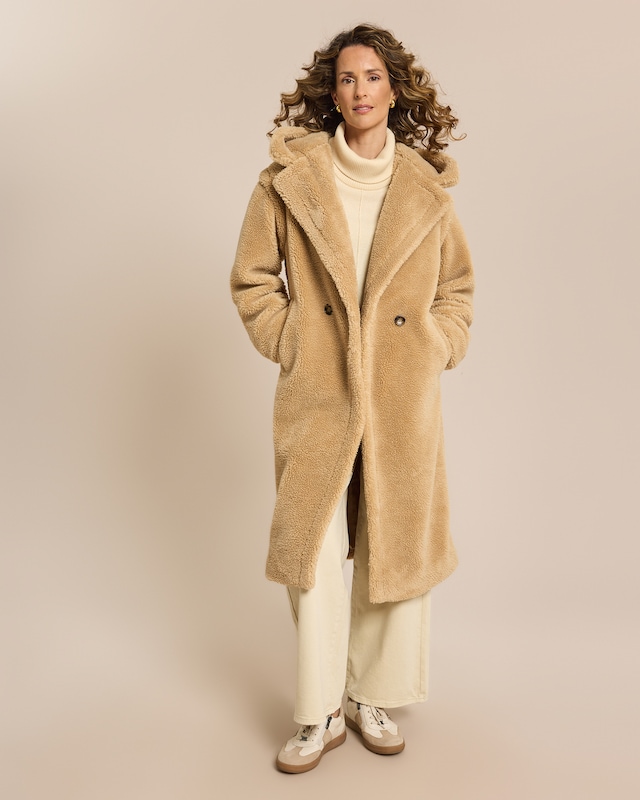 Lammimmitat Mantel mit Kapuze