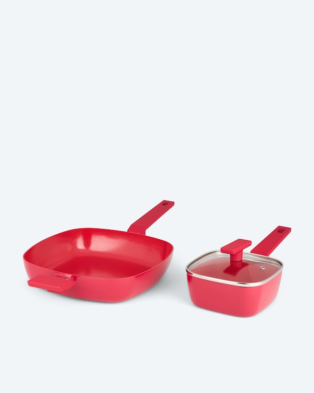 Viereck-Topf & Servierpfanne