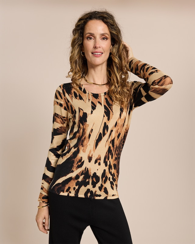 Classic Pullover Animal Tiger Design