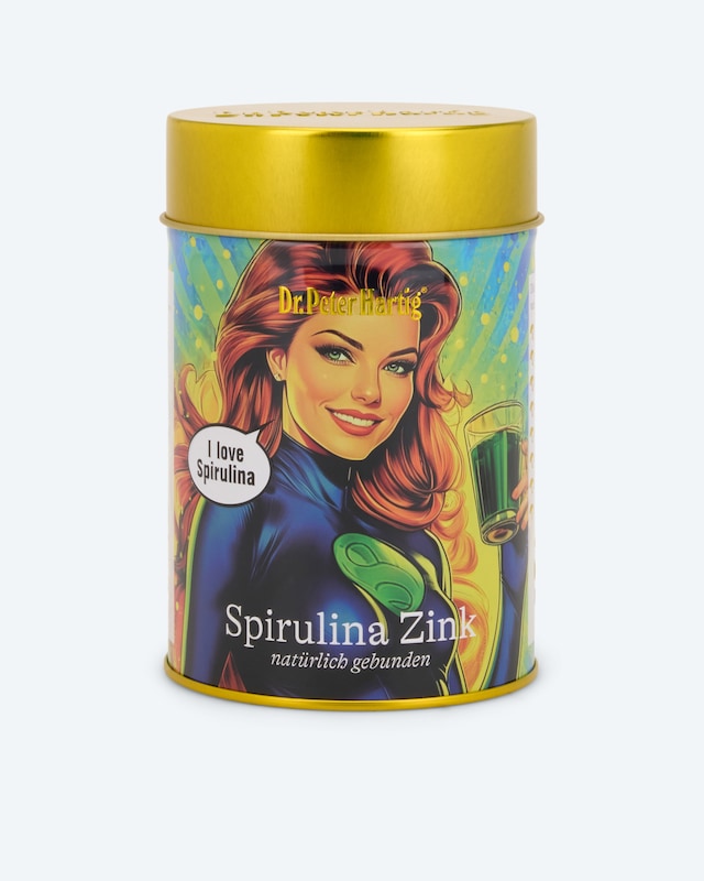 Spirulina Zink, 1.620 Presslinge in Schmuckdose