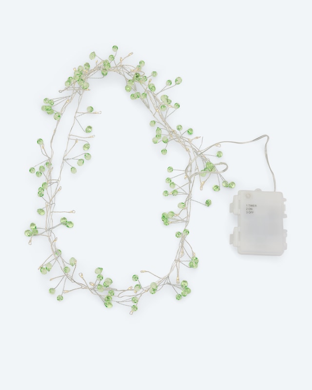 Outdoor LED-Lichterkette 'Steine', 2tlg.